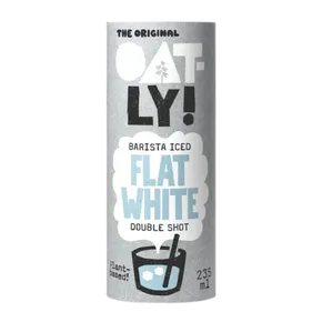 Oatly Nápoj ovesný Barista Iced Flat White 235 ml